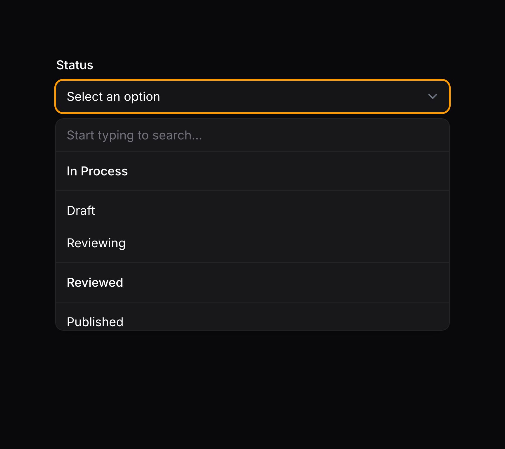 Grouped select