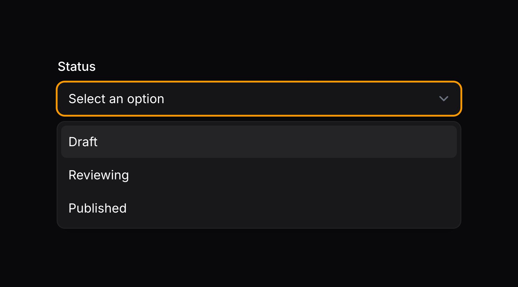 JavaScript select