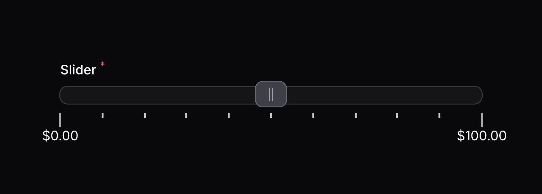 Slider with custom pips formatting