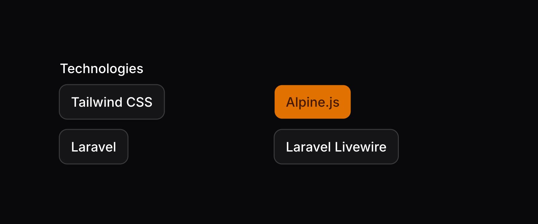 Toggle buttons with 2 rows