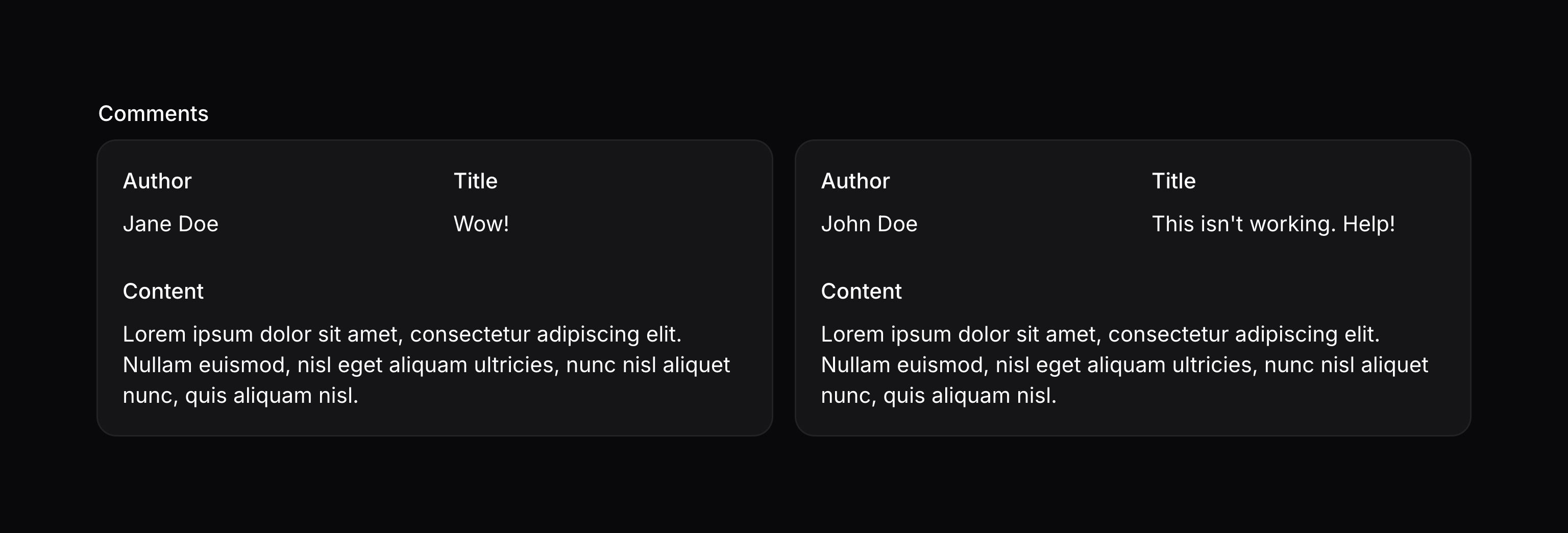 Repeatable entry in grid layout