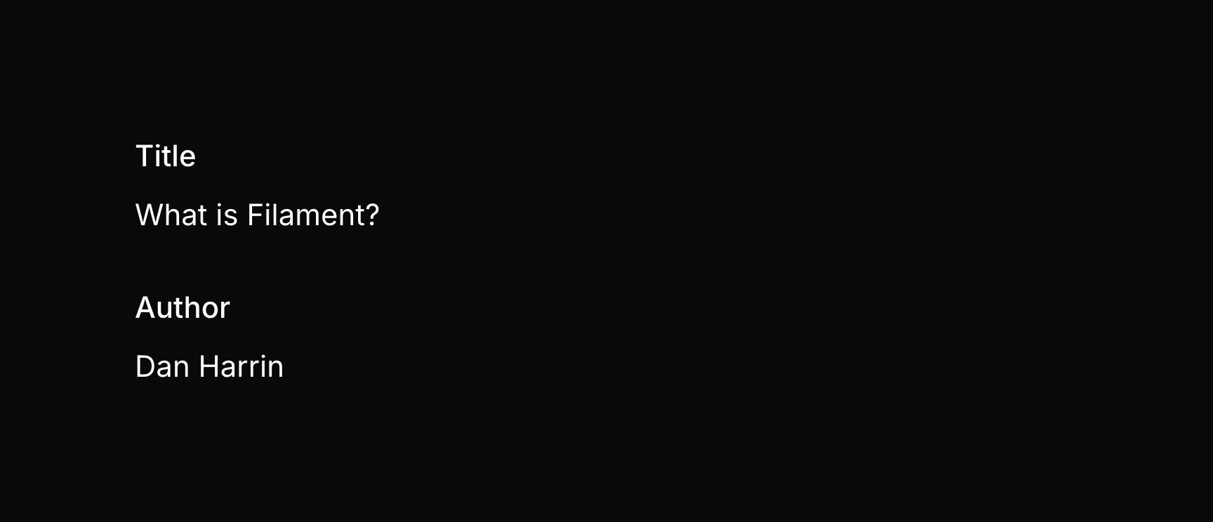 Entries in an infolist