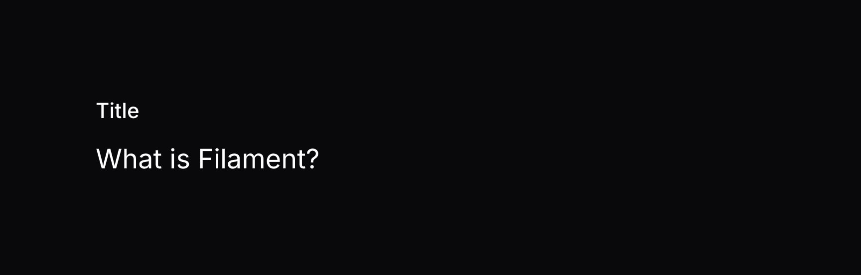 Text entry in a large font size