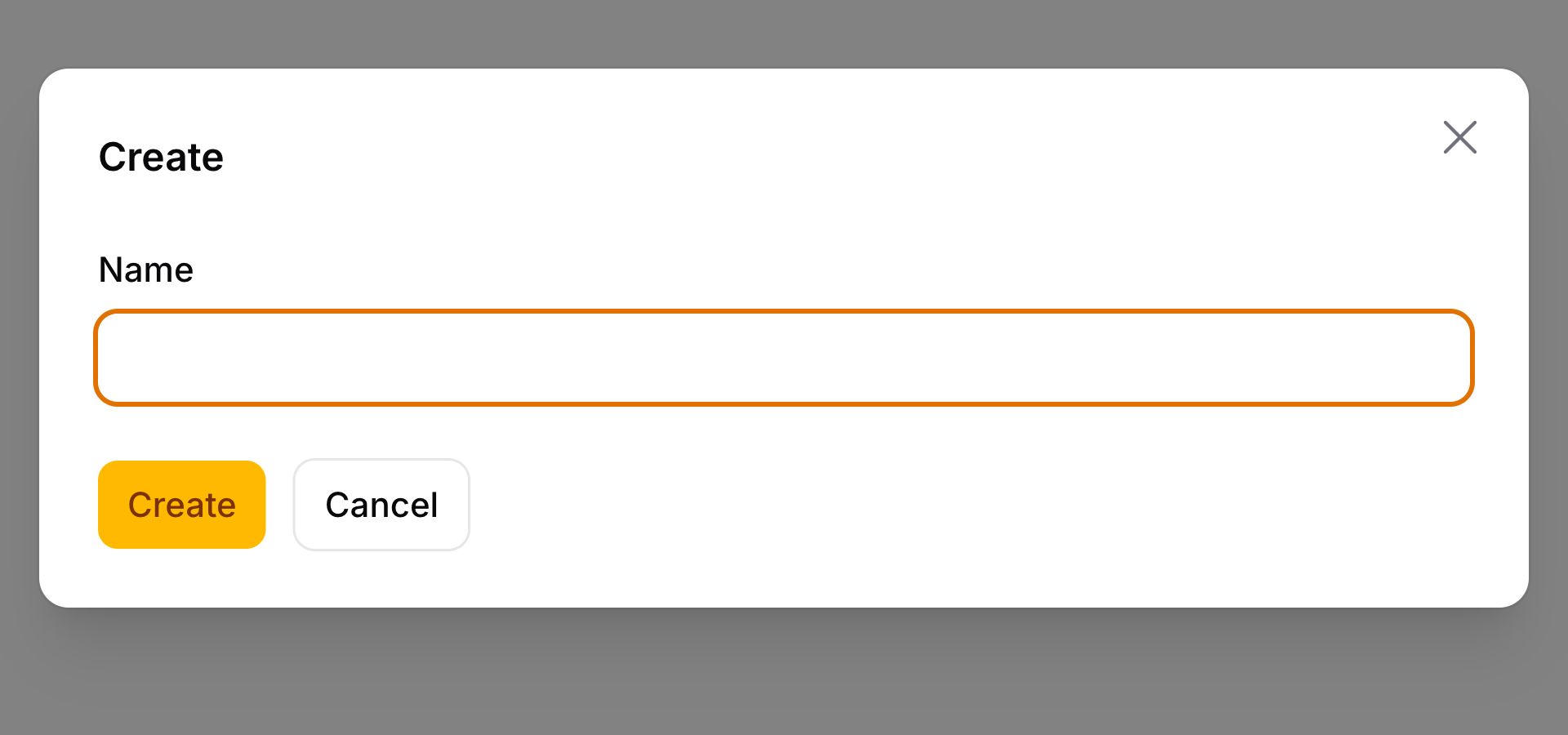 Select with create option modal