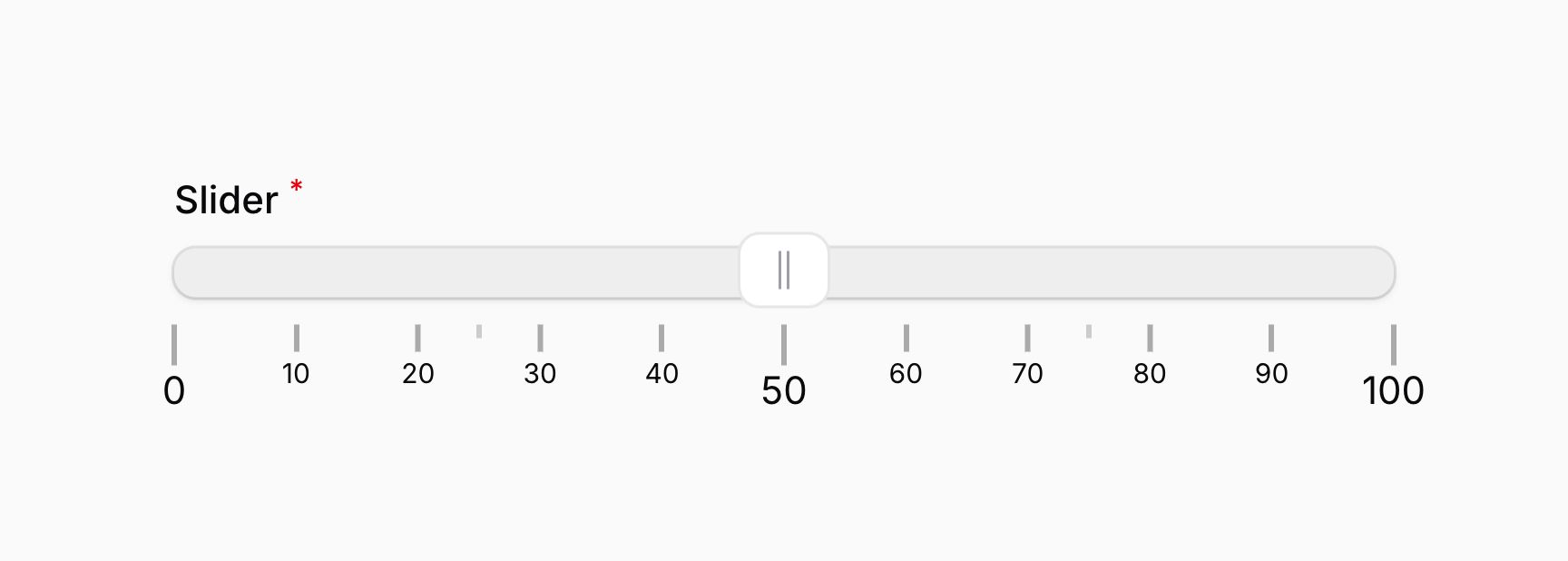 Slider with pips filter
