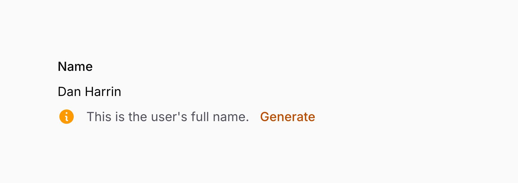 Infolist entry with multiple components below content