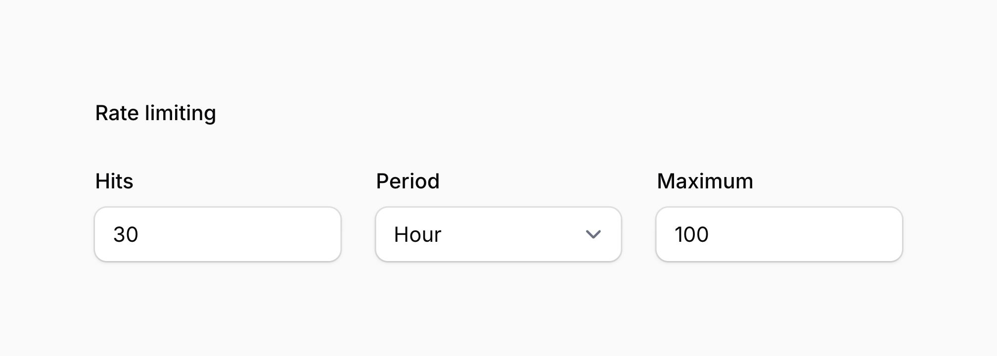 Fieldset without a container border