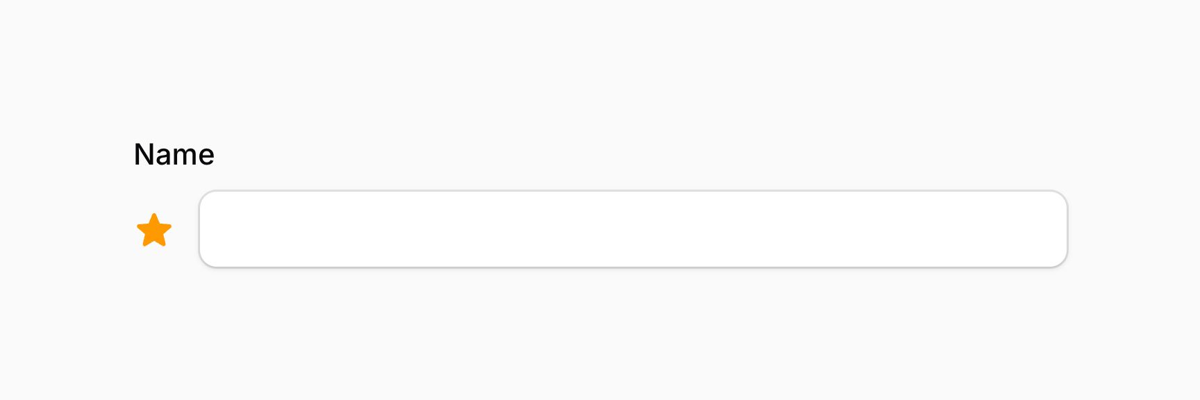 Form field with extra content before content