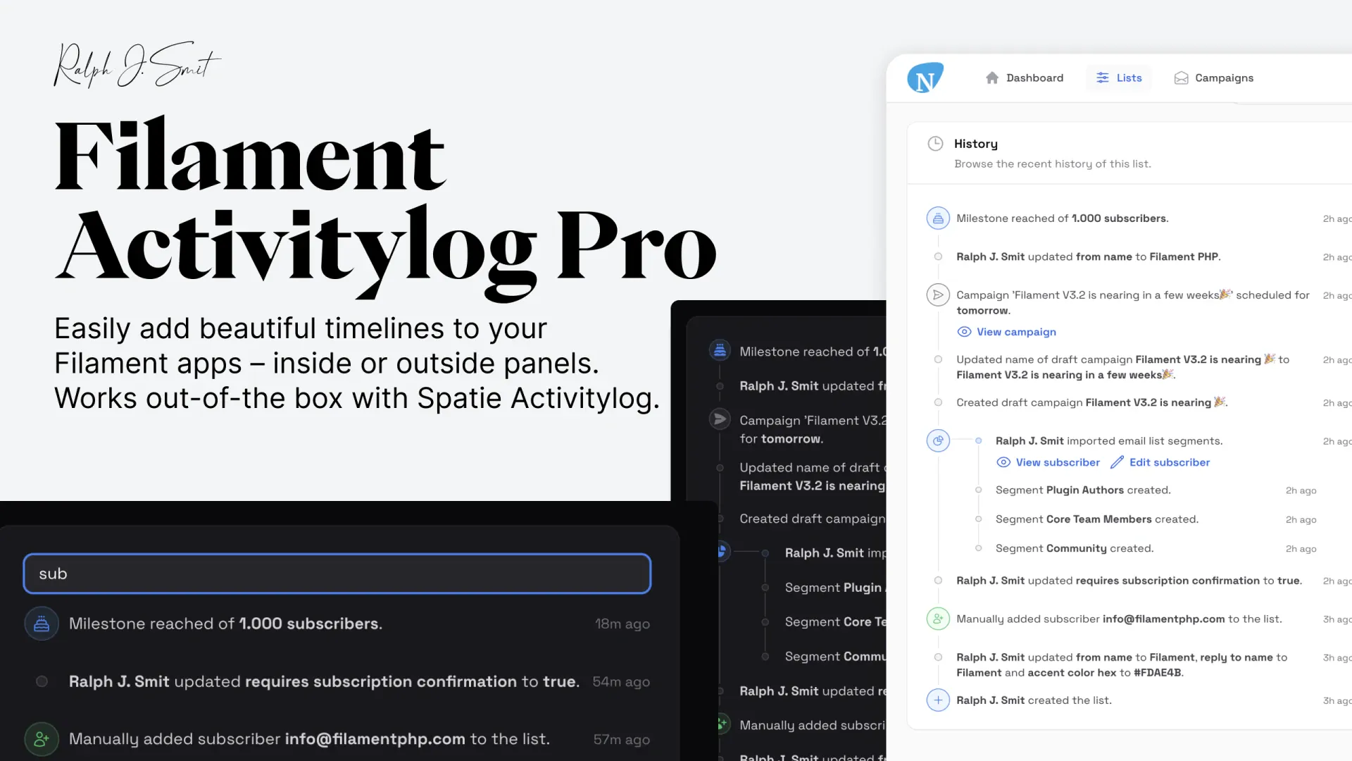 Activitylog Pro